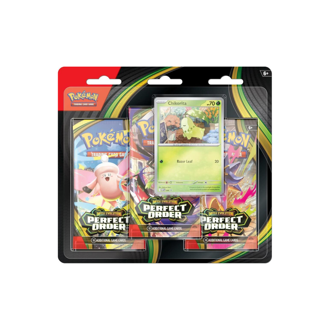 Perfect Order 3 Pack Blister — Chikorita