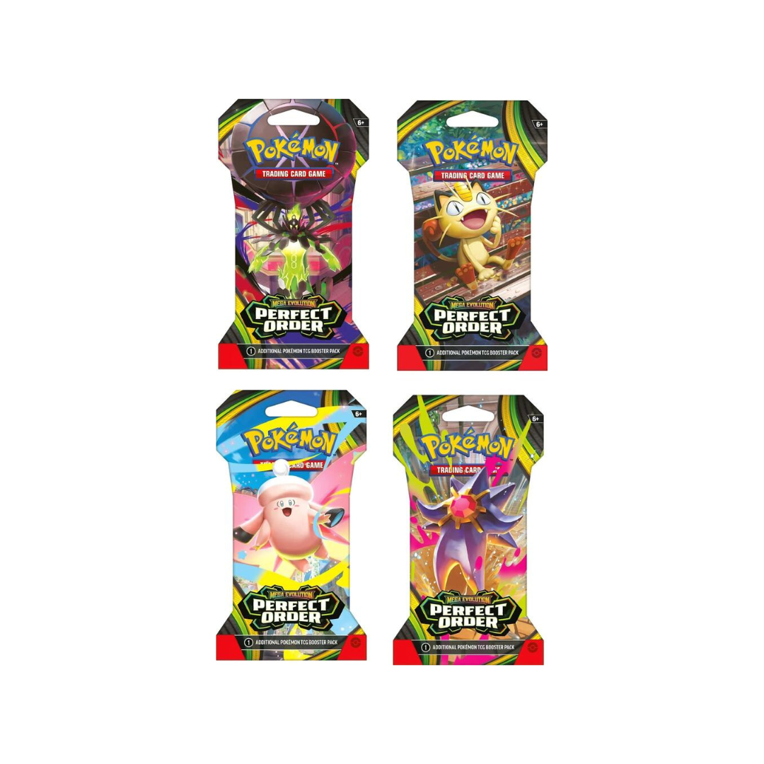 Perfect Order Sleeved Booster Pack Art Bundle — Set of 4